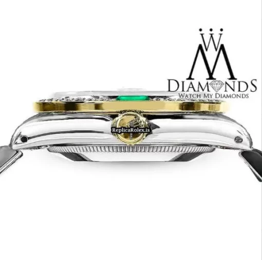 Well Made Replicas Rolex Lady-datejust 68274 Automatic Movement 26mm Gold/steel Case Womens Watch - Image 2
