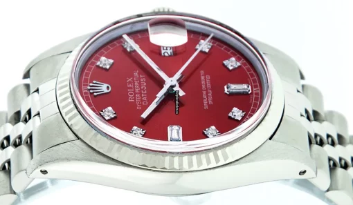 Distinctive Fake Rolex Datejust 16014 Caliber 3035 Automatic Movement 36mm Steel Case Mens/unisex Watch - Image 11