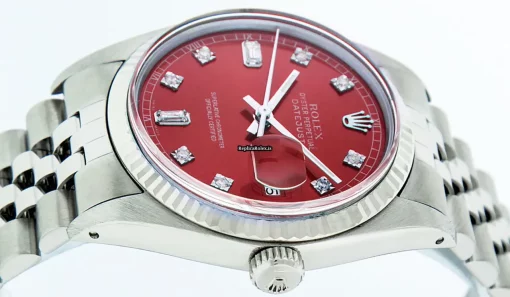 Distinctive Fake Rolex Datejust 16014 Caliber 3035 Automatic Movement 36mm Steel Case Mens/unisex Watch - Image 12