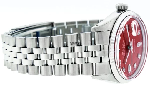 Distinctive Fake Rolex Datejust 16014 Caliber 3035 Automatic Movement 36mm Steel Case Mens/unisex Watch - Image 3