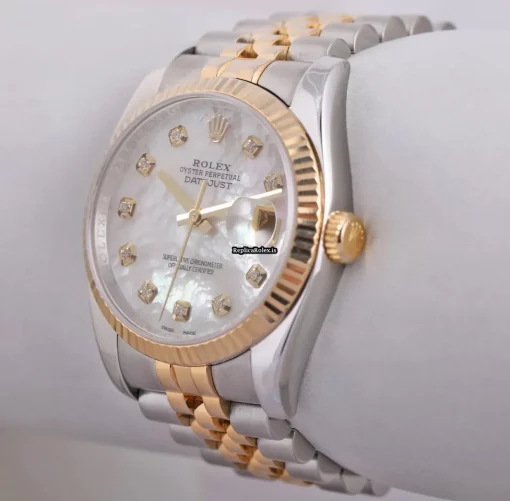 Defect Replica Rolex Datejust 116233 Automatic Movement 36mm Steel Case Mens/unisex Watch - Image 3