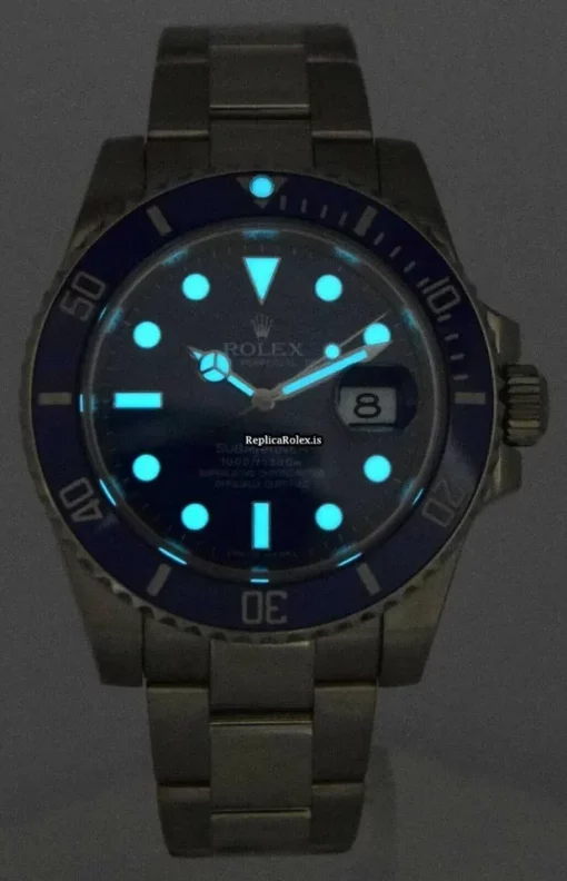 Swiss Replica Rolex Submariner Date 116619 Automatic Movement 40mm White Gold Case Watch - Image 10