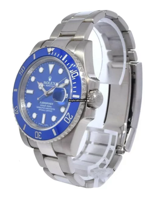 Swiss Replica Rolex Submariner Date 116619 Automatic Movement 40mm White Gold Case Watch - Image 4
