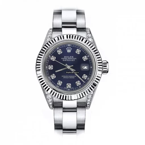Wonderful Replicas Rolex Oyster Perpetual Lady Date 69160 Automatic Movement 26mm Steel Case Womens Watch