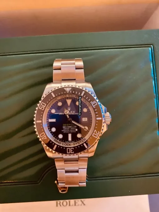 Fabulous Replica Rolex Sea-dweller Deepsea 116660 Caliber 3135 Automatic Movement 44mm Steel Case Mens/unisex Watch - Image 3