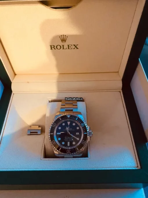 Fabulous Replica Rolex Sea-dweller Deepsea 116660 Caliber 3135 Automatic Movement 44mm Steel Case Mens/unisex Watch - Image 5