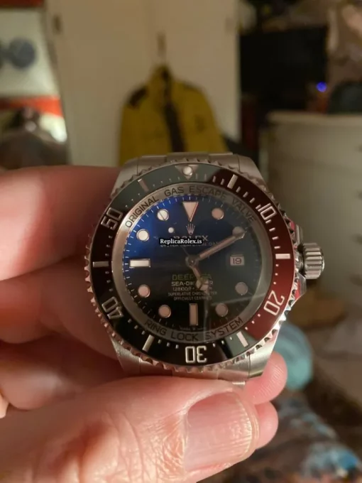 Fabulous Replica Rolex Sea-dweller Deepsea 116660 Caliber 3135 Automatic Movement 44mm Steel Case Mens/unisex Watch - Image 7