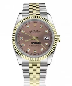 Great Fake Rolex Datejust 16013 Automatic Movement 36mm Gold/steel Case Mens/unisex Watch
