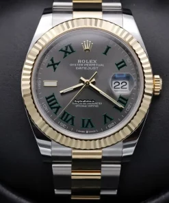 Remarkable Fake Rolex Datejust 126333 41mm Gold/steel Case Watch
