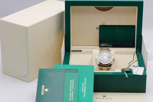 Remarkable Fake Rolex Datejust 126333 41mm Gold/steel Case Watch - Image 11