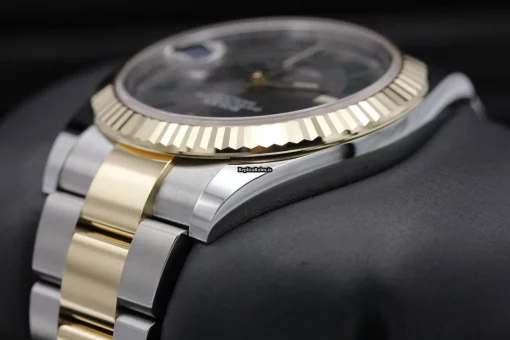 Remarkable Fake Rolex Datejust 126333 41mm Gold/steel Case Watch - Image 6