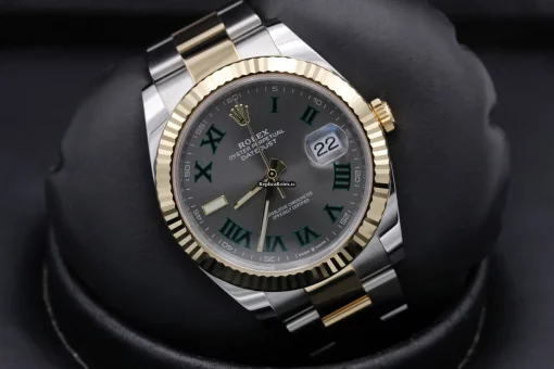 Remarkable Fake Rolex Datejust 126333 41mm Gold/steel Case Watch - Image 9