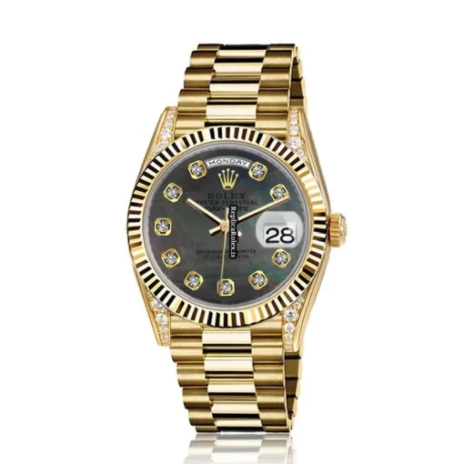 Top Fake Rolex Day-date 36 18038 Automatic Movement Mens/unisex Watch - Image 2