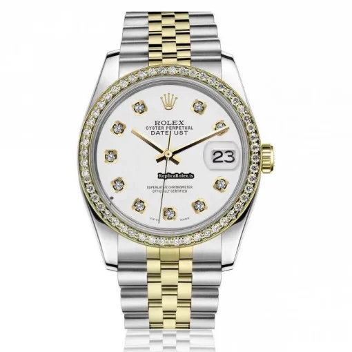 Offering Fake Rolex Datejust 16013 Automatic Movement 36mm Gold/steel Case Mens/unisex Watch