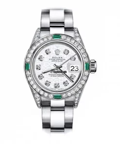 Marvellous Fake Rolex Oyster Perpetual Lady Date 69160 Automatic Movement 26mm Steel Case Womens Watch