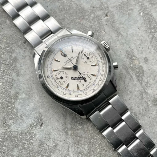 Well Made Replica Rolex Chronograph 6234 Manual Winding Movement 36mm Steel Case Mens/unisex Watch - Image 2