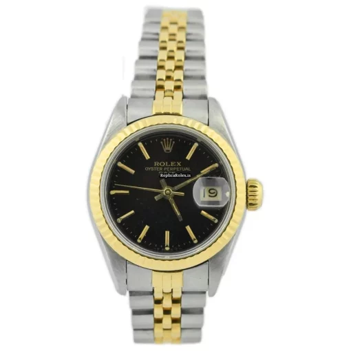 Affordable Replica Rolex Lady-datejust 69173 Caliber 2135 Automatic Movement 26mm Gold/steel Case Womens Watch