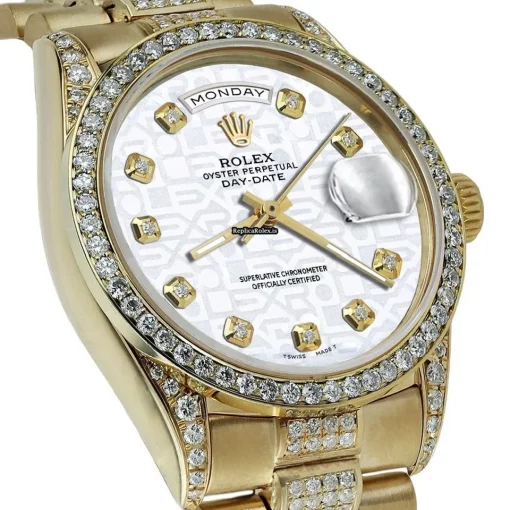 Top Replica Rolex Day-date 36 18038 Automatic Movement Mens/unisex Watch - Image 4
