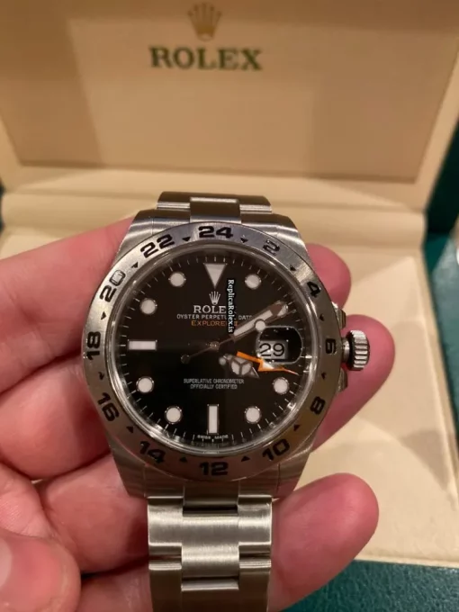 Recommend Fake Rolex Explorer II 216570 Caliber 3187 Automatic Movement 42mm Steel Case Mens/unisex Watch - Image 8