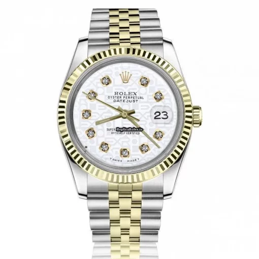 Cool Fake Rolex Datejust 16013 Automatic Movement 36mm Gold/steel Case Mens/unisex Watch