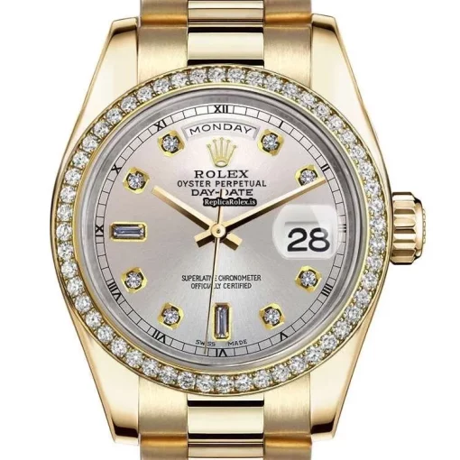 Unique Fake Rolex Day-date 36 18038 Automatic Movement Mens/unisex Watch