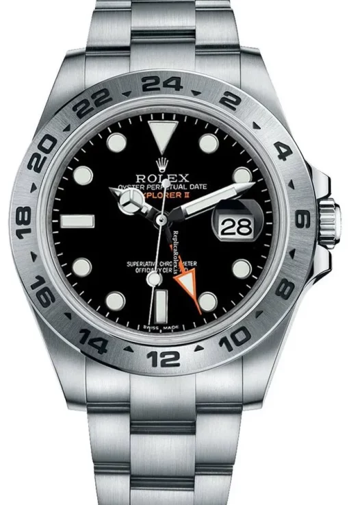 Fantastic Knockoff Rolex Explorer II 216570-black Caliber 3187 Automatic Movement 42mm Steel Case Mens/unisex Watch