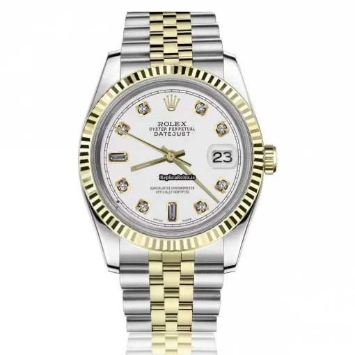 Cheap Replica Rolex Datejust 16013 Automatic Movement 36mm Gold/steel Case Mens/unisex Watch