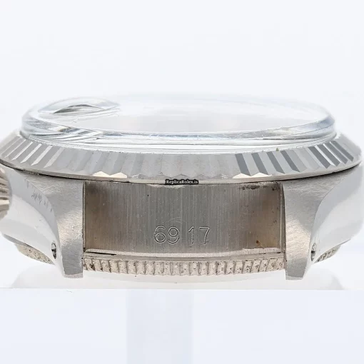 Amazing Replica Rolex Lady-datejust 6917 Caliber 2035 Automatic Movement 26mm White Gold Case Womens Watch - Image 7