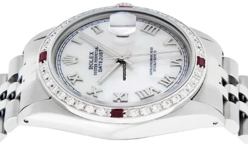 Awesome Fake Rolex Datejust Caliber 3035 Automatic Movement 36mm Steel Case Mens/unisex Watch - Image 8