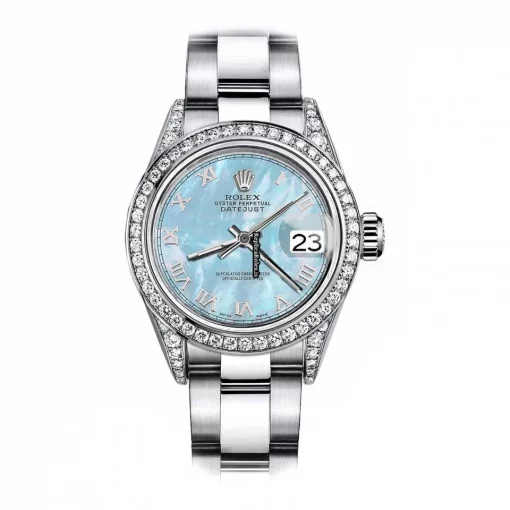 Special Replica Rolex Oyster Perpetual Lady Date 69160 Automatic Movement 26mm Steel Case Womens Watch