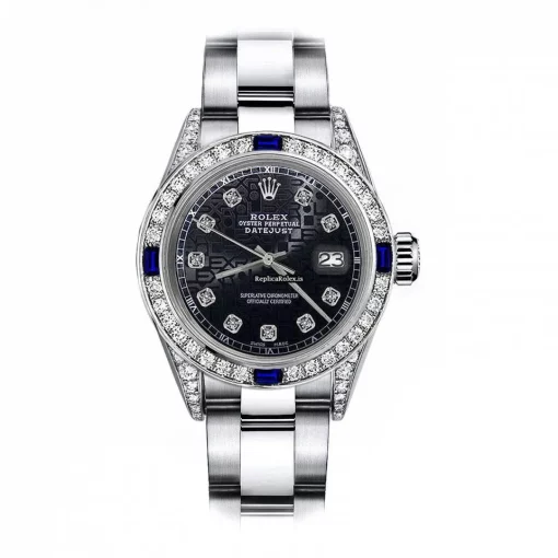 Exquisite Replicas Rolex Oyster Perpetual Lady Date 69160 Automatic Movement 26mm Steel Case Womens Watch