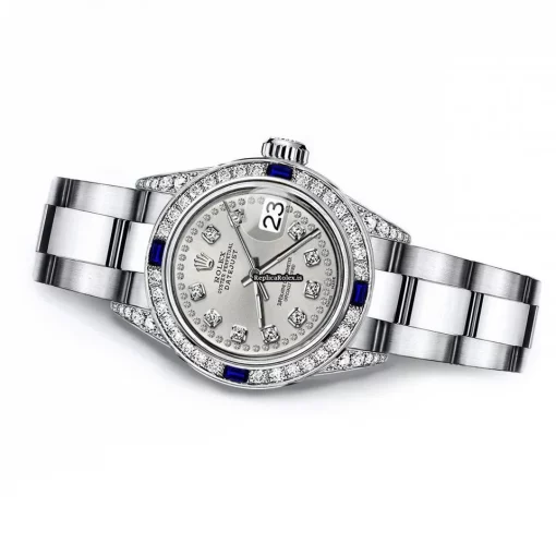 Inexpensive Replica Rolex Lady-datejust 68273 Automatic Movement 31mm Steel Case Womens Watch - Image 2