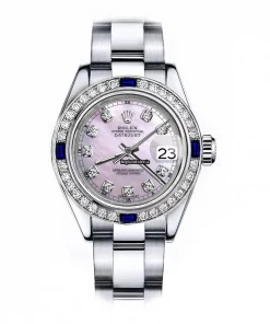 Cheap Copies Rolex Oyster Perpetual Lady Date 69160 Automatic Movement 26mm Steel Case Womens Watch