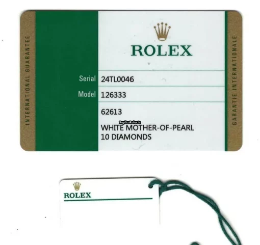 Excellent Replica Rolex Datejust 126333 Automatic Movement Mens/unisex Watch - Image 6