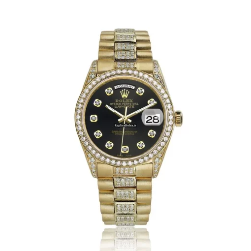 Inexpensive Fake Rolex Day-date 36 18038 Automatic Movement Mens/unisex Watch - Image 2