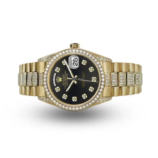 Inexpensive Fake Rolex Day-date 36 18038 Automatic Movement Mens/unisex Watch - Image 3