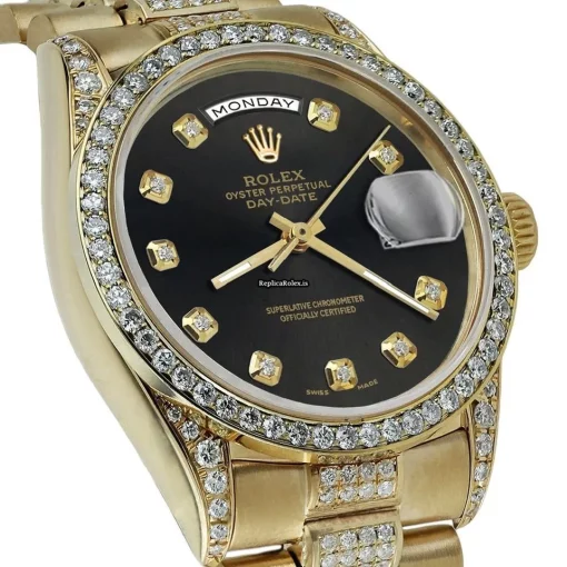 Inexpensive Fake Rolex Day-date 36 18038 Automatic Movement Mens/unisex Watch - Image 4