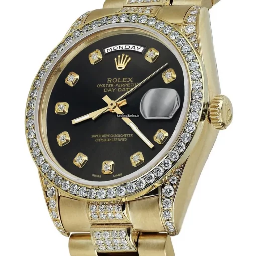 Inexpensive Fake Rolex Day-date 36 18038 Automatic Movement Mens/unisex Watch - Image 5