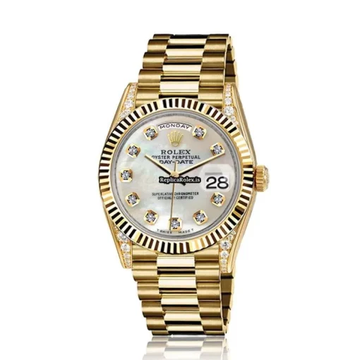 Excellent Fake Rolex Day-date 36 18038 Automatic Movement Mens/unisex Watch - Image 2