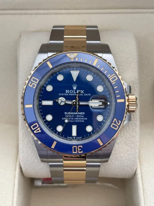 Beautiful Fake Rolex Submariner Date 126613lb Caliber 3235 Automatic Movement 41mm Gold/steel Case Mens/unisex Watch - Image 10
