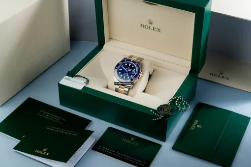 Beautiful Fake Rolex Submariner Date 126613lb Caliber 3235 Automatic Movement 41mm Gold/steel Case Mens/unisex Watch - Image 8