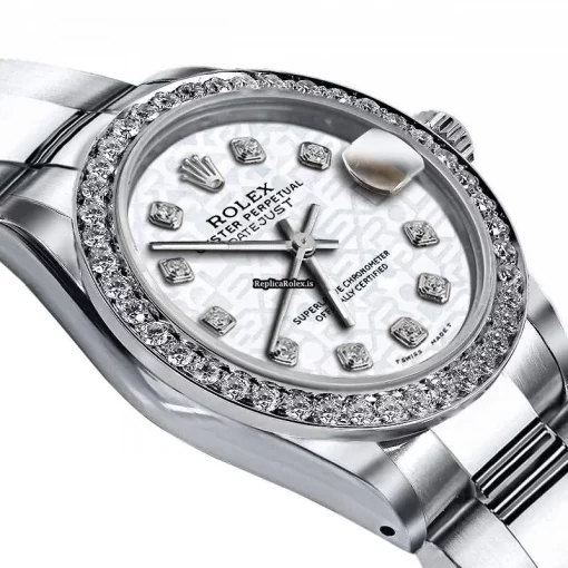 Suitable Replica Rolex Lady-datejust 68274 Automatic Movement 31mm Steel Case Womens Watch - Image 2