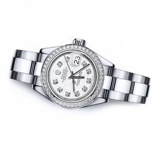 Suitable Replica Rolex Lady-datejust 68274 Automatic Movement 31mm Steel Case Womens Watch - Image 3
