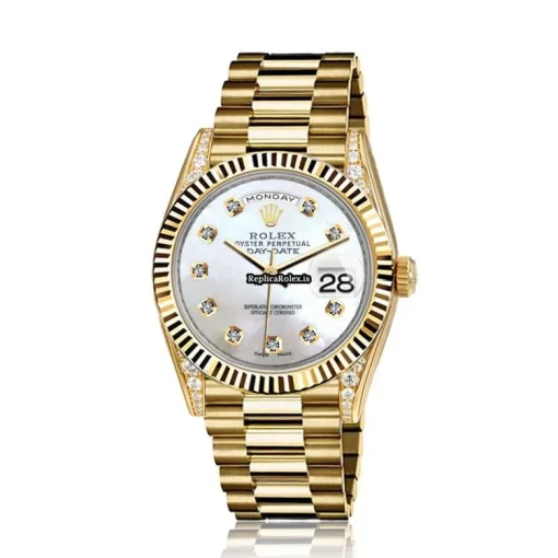 Fabulous Knockoff Rolex Day-date 36 18038 Automatic Movement Mens/unisex Watch - Image 2