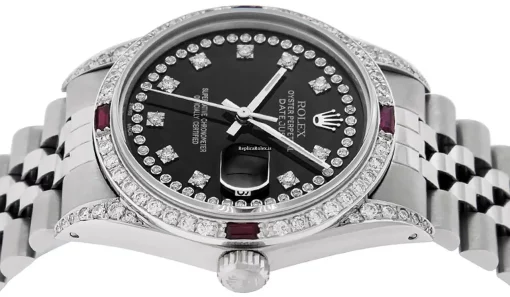 Recommend Fakes Rolex Datejust Caliber 3035 Automatic Movement 36mm Steel Case Mens/unisex Watch - Image 11