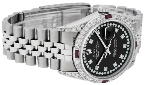 Recommend Fakes Rolex Datejust Caliber 3035 Automatic Movement 36mm Steel Case Mens/unisex Watch - Image 3
