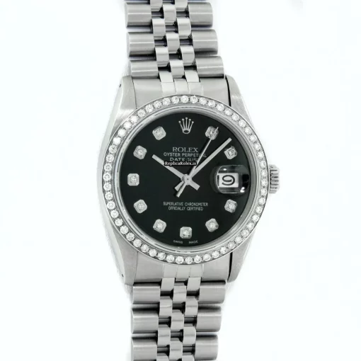 Neat Fake Rolex Datejust 16030 Caliber 3035 Automatic Movement 36mm Steel Case Mens/unisex Watch - Image 2