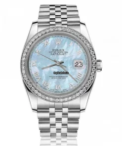 Exquisite Fake Rolex Datejust 16030 Automatic Movement 36mm Steel Case Mens/unisex Watch