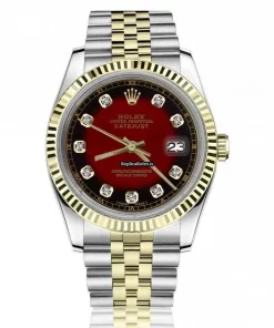 Wonderful Fake Rolex Datejust 16013 Automatic Movement 36mm Gold/steel Case Mens/unisex Watch