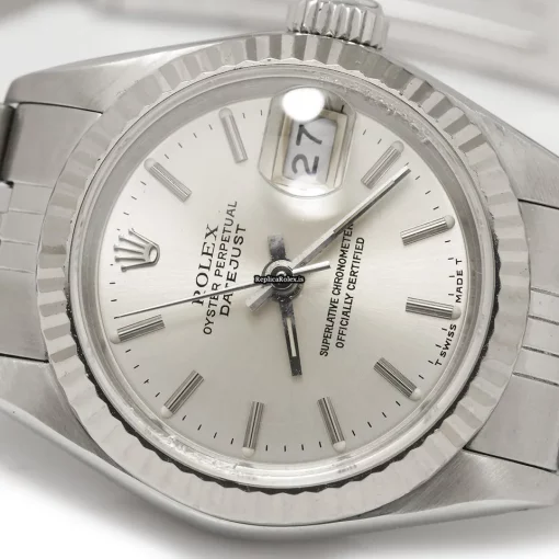 Marvellous Fake Rolex Lady-datejust 69174 Caliber 2135 Automatic Movement 26mm Steel Case Womens Watch - Image 2